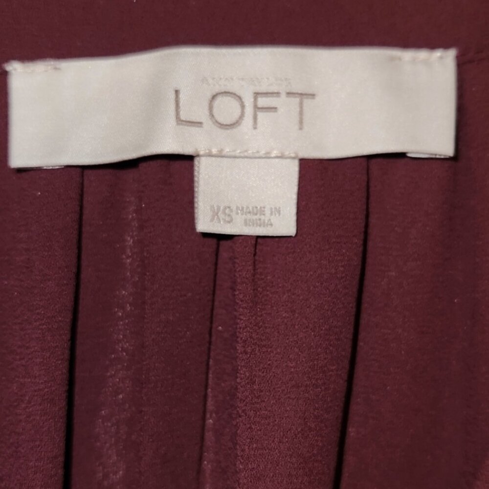 Ann Taylor Long Sleeve Blouse - Picture 2 of 4